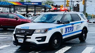 COMPILATION OF NYPD POLICE UNITS RESPONDING IN VARIOUS NEIGHBORHOODS OF NEW YORK CITY.  45