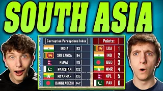 Americans React to Country Comparison: India vs Pakistan vs Bangladesh vs Sri Lanka. Who Live Better