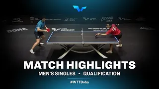 Chen Chien An vs  Benedek Olah | WTT Contender Doha 2021 | Men's Singles | QUAL Highlights