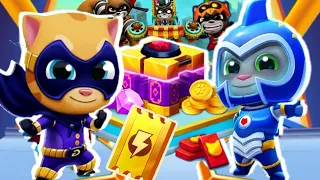 Talking Tom Hero Dash Score Madness Midnight Ginger vs Submarino Tom vs Raccoon Halloween 2021