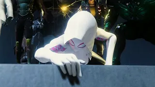 spider Gwen vs snister six Marvel spider-man mod showcase