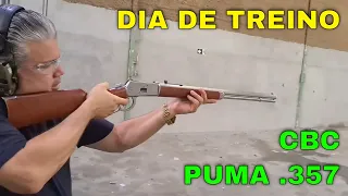 Treino com Carabina Puma .357 Magnum Octogonal