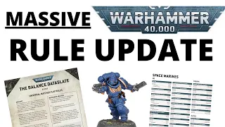 ENORMOUS Warhammer 40K Changes - Every Army's Changes from Balance Dataslate + Points Updates