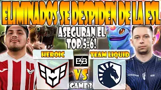 HEROIC VS TEAM LIQUID BO3[GAME 3]ELIMINACION-K1, SCOFIELD VS NISHA-ESL ONE BIRMINGHAM 2024-DOTA- ESB