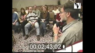 1990s, Warren Farrell In Vancouver, Singles and dating Seminar, unedited, Canada, 'mens movement'