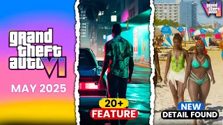 GTA 6 Biggest Leak 😱 20+ New Features & Details Found | GTA 6 O'clock