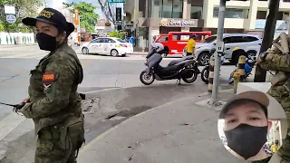 Tight Security near Davao City Hall for VP Inday Sara's Inauguration.