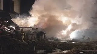 Barn fire breaks out at WNY dairy farm