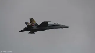 Dynamic aerobatic display - F/A-18 Hornet