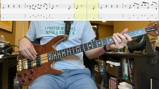 Bark at the Moon by Ozzy Osbourne Isolated Bass Cover with Tab