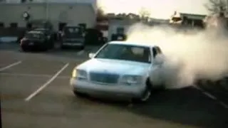 Mercedes S600 V12 Burnout Donuts