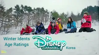 Disney Channel Korea Next,Ident,Age Rating Compilation (winter edition) (December 2020)