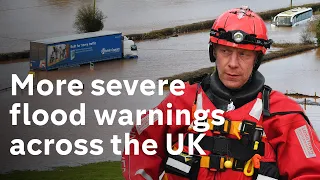 Residents evacuated as swollen rivers threaten flood barriers