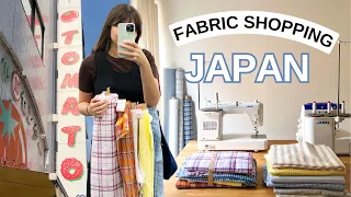 Fabric shopping in Japan - Nippori Fabric Town! 🇯🇵