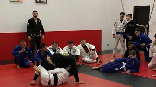 Kristian Cestaro teaching in Titan BJJ academy (Russia)