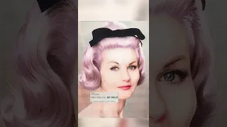 1950s Pastel Haircolor Craze #vintagestyle #pinkhair #1950s #1960s