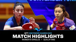 Lam Yee Lok vs Giorgia Piccolin | WS Qual | WTT Contender Zagreb 2023