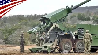 Automatic Loading with Robot Arm - CAESAR 8x8 Self-Propelled Howitzer