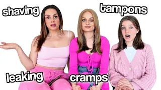 PERIOD & PUBERTY Chat w Mum & Daughters! | Family Fizz