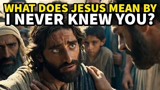 WHAT DOES JESUS MEAN BY 'I NEVER KNEW YOU'? |#biblestories