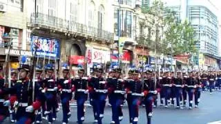 Desfile 19 de Junio de 2009, Escuela Militar. Marcha "San Lorenzo"