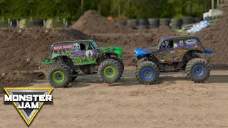 Monster Jam Backyard Battle: Adam VS Ryan | Monster Jam