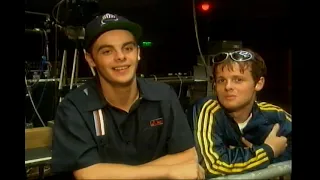 PJ & Duncan Ant & Dec feature on FanTC from 1995 of John McMahon their minder during Psyche tour