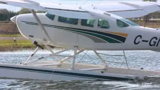 [HD] Spectacular Floatplane Cessna U206G Takeoff CSU3