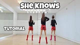 She Knows - Line Dance (Tutorial)