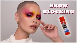 BROW BLOCKING tutorial to achieve anything creative!