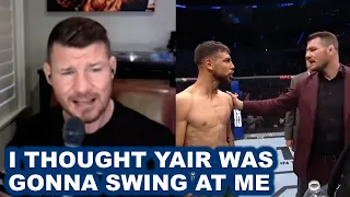 Michael Bisping on Yair Rodriguez Post Fight Interview Incident "He Snapped"