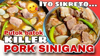 ITO SIKRETO NG KILLER PORK SINIGANG RECIPE with GABI | PINOY ULAM BUDGET MEAL NEGOSYO IDEA