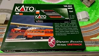 Train Layout Video #14 - Unboxing Kato Olympian Hiawatha