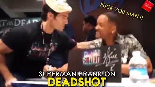 Justice League’s Superman Henry Cavill Pranks Suicide Squad’s Will Smith at San Diego’s Comic Con 20