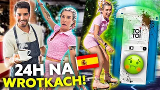 CZY MNIE WYRZUCĄ? 😱 CAŁY DZIEŃ NA WROTKACH W HISZPANII! 24h | Agnieszka Grzelak Vlog