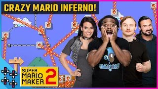 ZELINA VEGA, JACK GALLAGHER, SHELTON BENJAMIN & more take on Super Mario Maker 2’s HARDEST level!