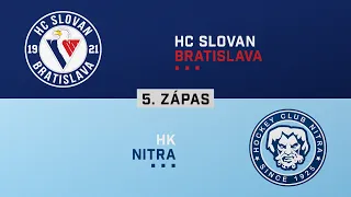 5.zápas štvrťfinále HC Slovan Bratislava - HK Nitra HIGHLIGHTS