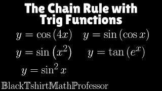 The Chain Rule with Trig Functions (Calculus 1)