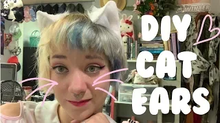 DIY Faux Fur Cat Ears! | Messy Kitty |