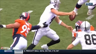 Derek Carr Was Injured   Raiders vs Broncos   NFL Week 4