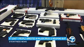 LAPD, FBI announce arrests in investigation targeting Mexican Mafia