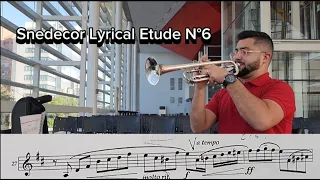 Snedecor Lyrical Etude N°6 - Daniel Leal Trumpet