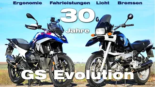 BMW R1300 GS gegen R1100 GS - was sich in 30 Jahren getan hat