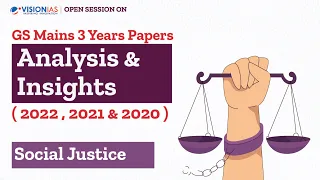 Open Session on GS Mains 3 years' Papers' Analysis & Insights | Social Justice