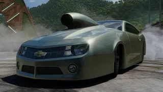 1800HP PRO STOCK CAMARO BURNOUT MONSTER! In FH5