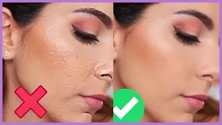 COMO APLICAR BASE DE MAQUILLAJE CORRECTAMENTE (NO GRUMOSA, NO ACARTONADA) ♥ Jimena Aguilar