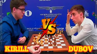 Daniil Dubov vs Kirill Shevchenko || FIDE World Rapid & Blitz Chess Championship 2023