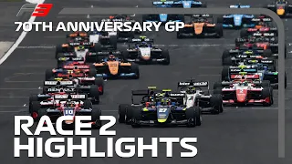 F3 Race 2 Highlights | 70th Anniversary Grand Prix 2020