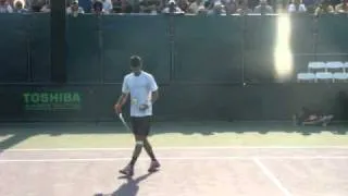Novak Djokovic imitando a varios jugadores