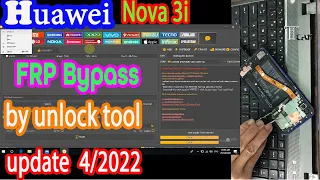 HUAWEI NOVA 3i INE-LX2  ERASE FRP VIA USB 1 0 TEST POINT ONE CLICK BY UNLOCKTOOL 2022